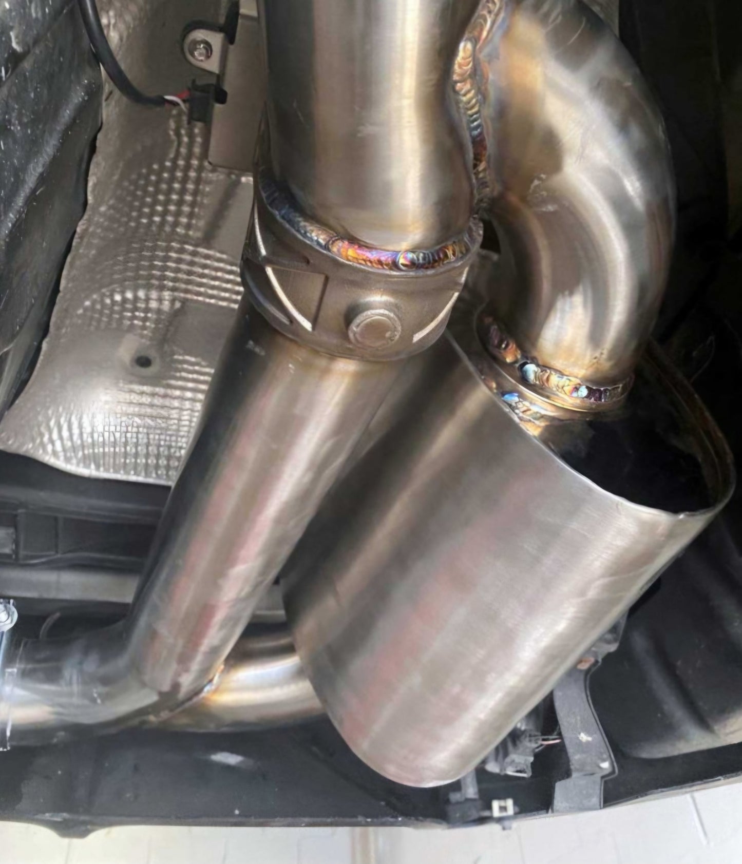 Silencieux à clapet pour Catback CLM RACING