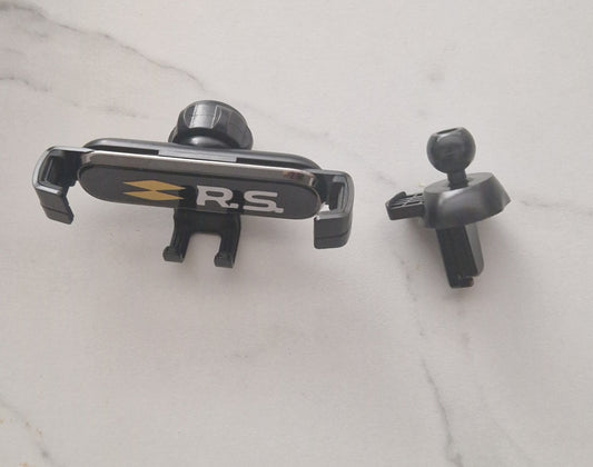 Support de téléphone de voiture, Support de sortie d'air de voiture, Support d'emblème de voiture pour Renault RS Line, accessoires d'intérieur de voiture